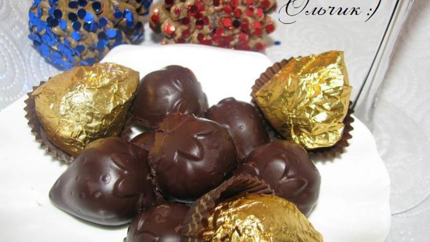 Рецепт конфет клубника в шоколаде