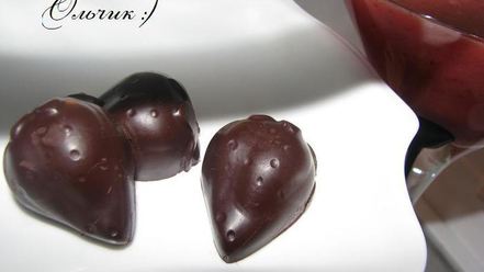 Рецепт конфет клубника в шоколаде