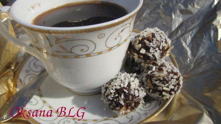 Рецепт конфет шоколадно-миндальные комочки