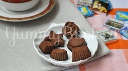 Рецепт конфет шоколадно-желейные