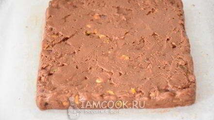 Рецепт мягких шоколадных конфет с фисташками