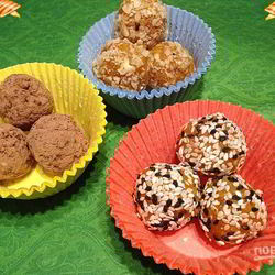 Рецепт ПП-конфет с курагой