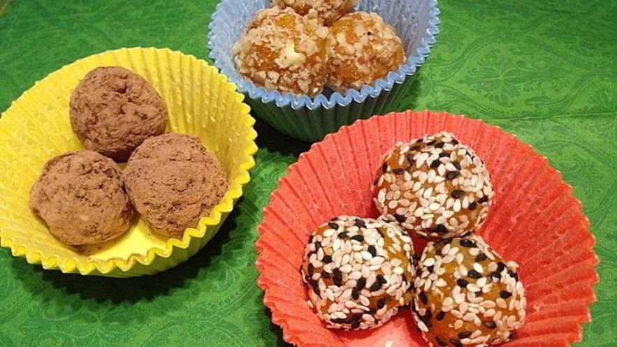 Рецепт пп-конфет с курагой