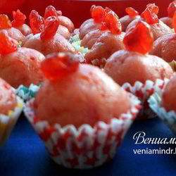 Рецепт Розовых марципановых конфет