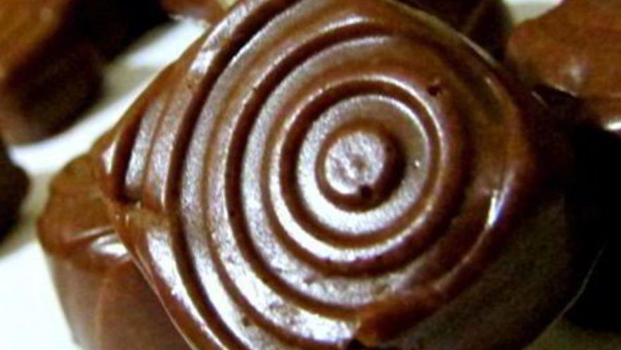 Рецепт шоколадна-желейных конфетки