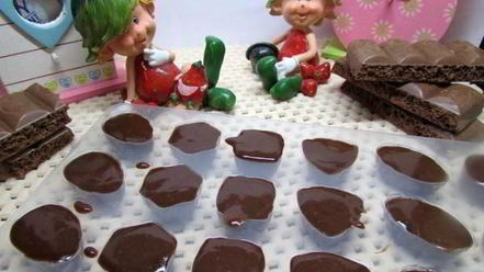 Рецепт шоколадна-желейных конфетки