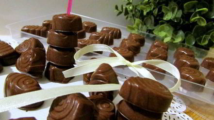 Рецепт шоколадна-желейных конфетки