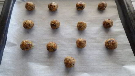 Рецепт запеченных шариков-конфет