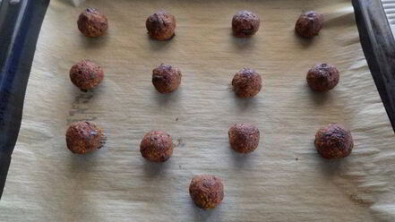 Рецепт запеченных шариков-конфет