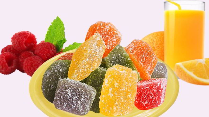 Рецепт желейных конфет из плодово ягодного сока