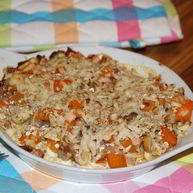 Рецепт Крамбла из тыквы и каштанов