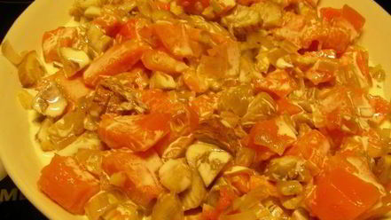 Рецепт крамбла из тыквы и каштанов