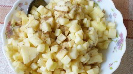 Рецепт крамбля с яблоками