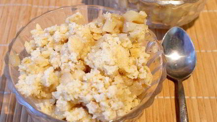 Рецепт крамбля с яблоками