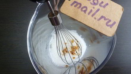 Рецепт белкового крема с кофейной карамелью