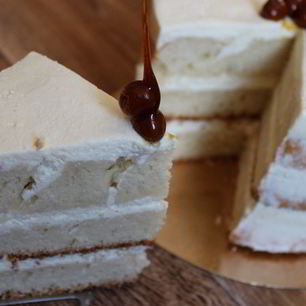 Рецепт Бисквита с творожно-сливочным кремом