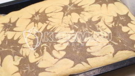 Рецепт бисквитного рулета с кремом новогодний салют