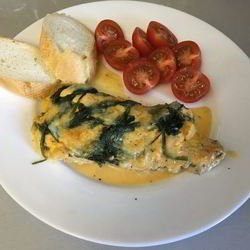 Рецепт Грудка индейки со шпинатом и крем-чизом