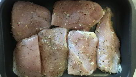 Рецепт грудки индейки со шпинатом и крем-чизом