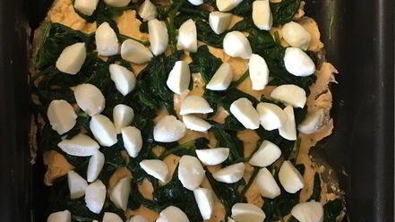 Рецепт грудки индейки со шпинатом и крем-чизом