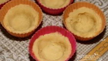 Рецепт корзиночек с кремом