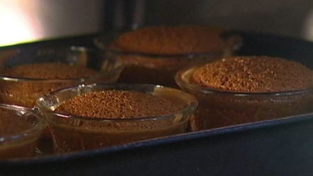 Рецепт крема-карамели пьяная вишня