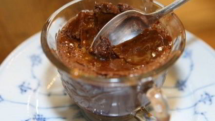 Рецепт крема-карамели пьяная вишня