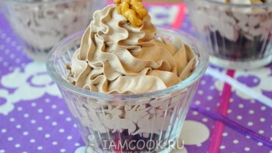 Рецепт крема шантильи с какао