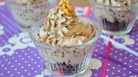 Рецепт крема шантильи с какао