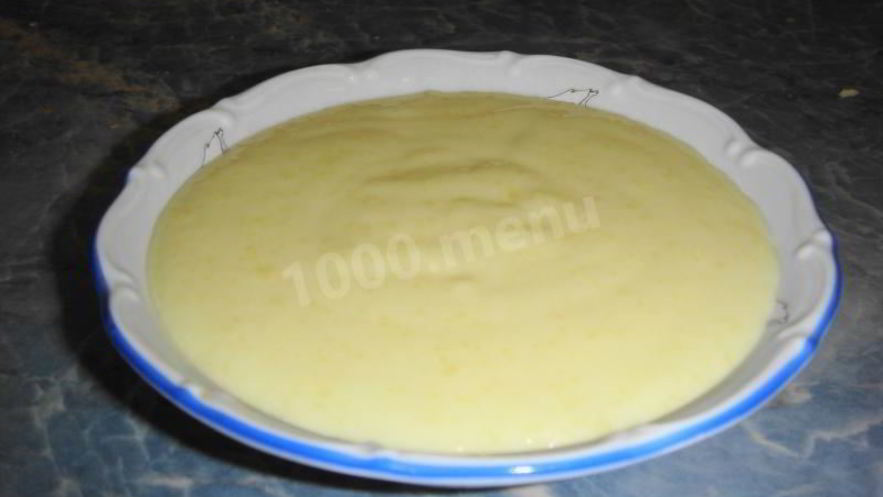 Рецепт крема заварного на песочном тесте