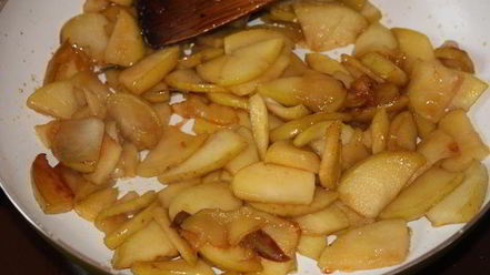 Рецепт кростатине с кремом, яблоками и розмарином