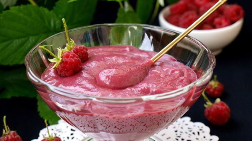 Рецепт малинового курда