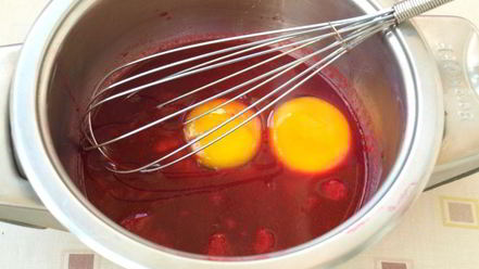 Рецепт малинового курда