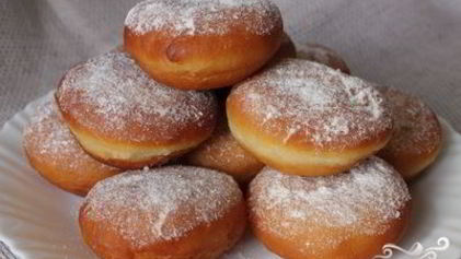 Рецепт Пончиков с кремом