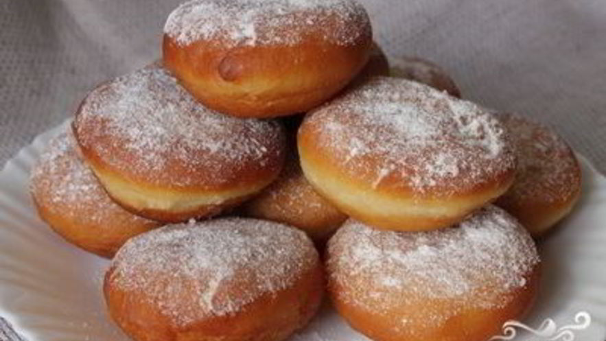 Рецепт пончиков с кремом