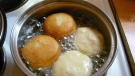 Рецепт пончиков с кремом