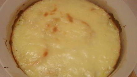 Рецепт пудинга из булочки с кремом