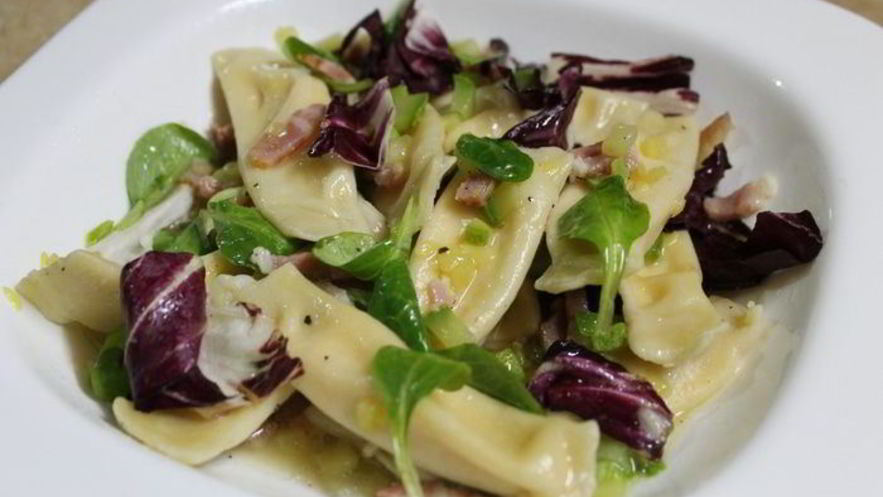 Рецепт равиолей со сливочно-сырным кремом