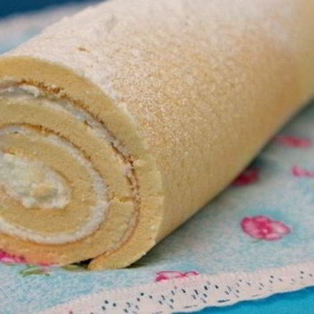 Рецепт Рулета бисквитного с творожным кремом