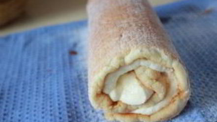 Рецепт рулета бисквитного с творожным кремом