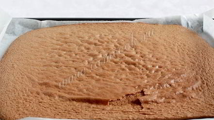 Рецепт шоколадного рулета с кремом