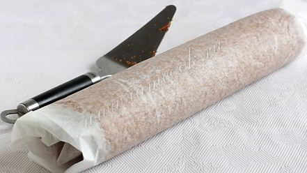 Рецепт шоколадного рулета с кремом