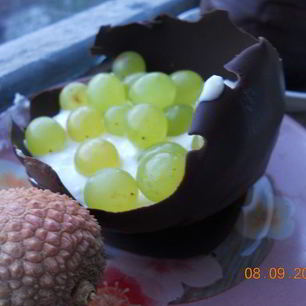 Рецепт Шоколадных креманок с начинкой