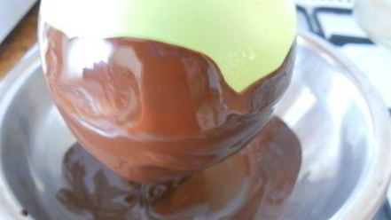 Рецепт шоколадных креманок с начинкой