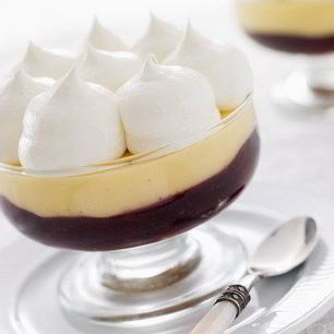 Рецепт Трифла с глинтвейном и сливочным кремом