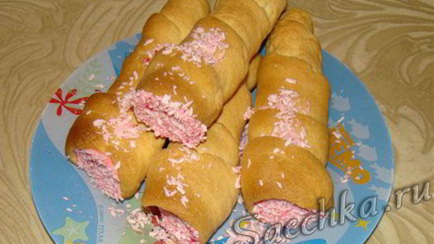 Рецепт трубочек с кремом