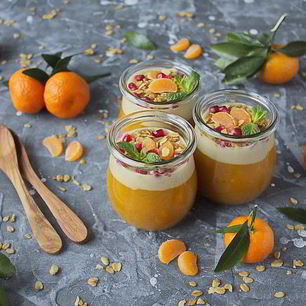 Рецепт Тыквенного пудинга с пломбирным кремом