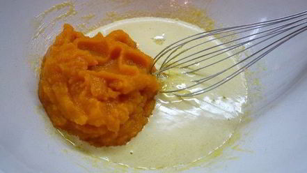 Рецепт тыквенного рулета с карамельным кремом