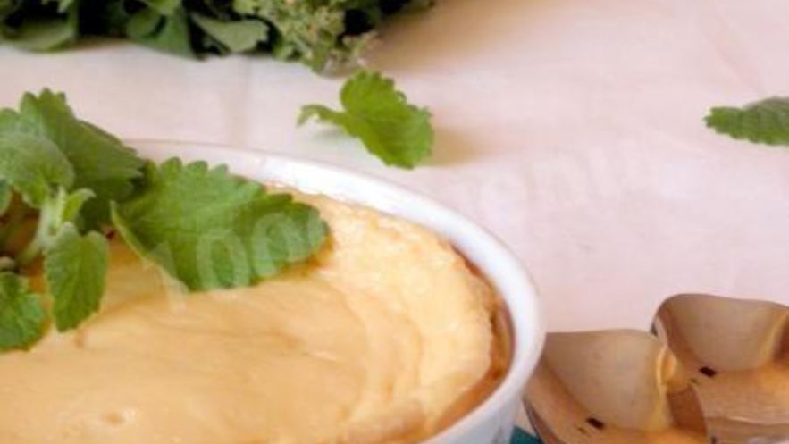 Рецепт запеченного крема из ряженки