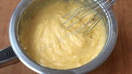 Рецепт заварного крема для торта